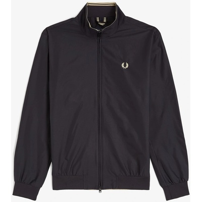 Fred Perry Яке Fred Perry Mens Brentham Cotton Long Sleeve Harrington Jacket - Black 350