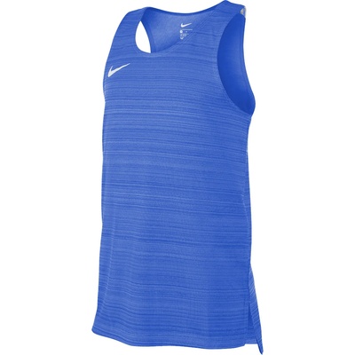 Nike Потник Nike Youth Stock Dry Miler Singlet Син Velikost XS
