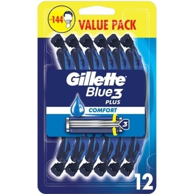 Gillette Blue3 Plus Comfort 12 ks