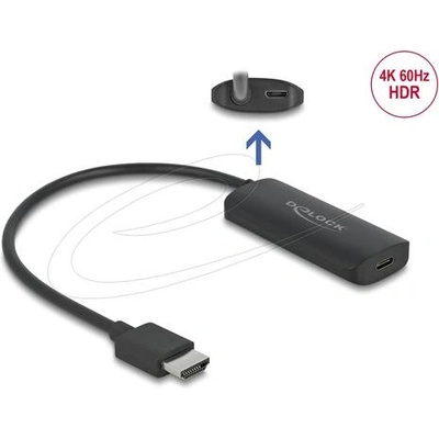 Delock адаптер HDMI-A мъжко към USB Type-C женско (DP Alt Mode) 4K 60 Hz (DELOCK-63251)