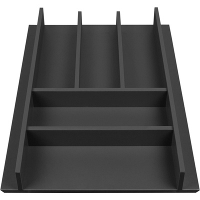 Príborník Elletipi Wood Line pre zásuvky 45 cm čierny buk PLA O50045 BLT18 PLA O50045 BLT18