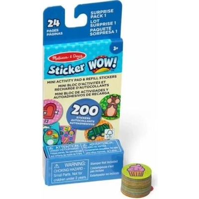 Melissa & Doug Sticker Wow náplne samolepiek tuba plná prekvapení