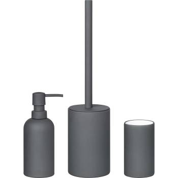 blomus Комплект за баня blomus banja от 3 части - цвят черен (blomus 66026)