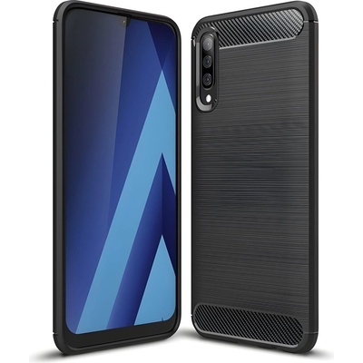 Samsung Carbon Shield TPU калъф за Samsung Galaxy A01/Galaxy M01 - Черен KP19349