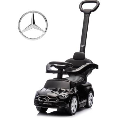 Milly mally jezdítko s vodicí rukojetí Mercedes‑Benz C‑Class deluxe černé