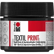 Tiskařská barva Marabu Textil Print 100 ml černá