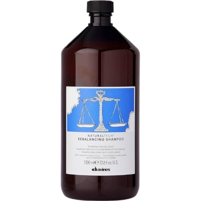Davines Natural Tech Rebalancing Shampoo mastné vlasy Šampon 1000 ml