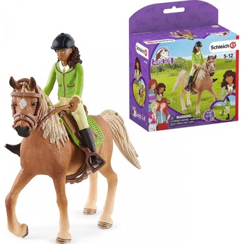 Schleich 42542 Sarah s pohyblivými klouby na koni