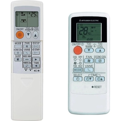 съвместим Mitsubishi msz-dm35va, msz-dm25va, msz-hj25va, msz-hj35va, msz-hj50va, msz-hr50vf - дистанционен контрол - замяна (msz-dm35va, msz-dm25va, msz-hj25va, msz-hj35va, msz-hj50va, msz-hr50vf)