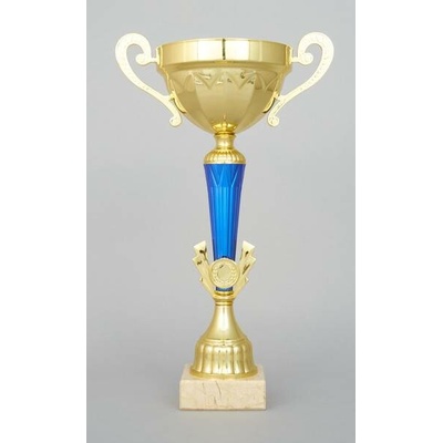 Zlatomodrý sportovní pohár 22 28 cm 38 cm