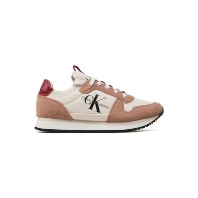 Calvin Klein Jeans sneakersy Runner Sock Laceup Ny YW0YW00840 biela
