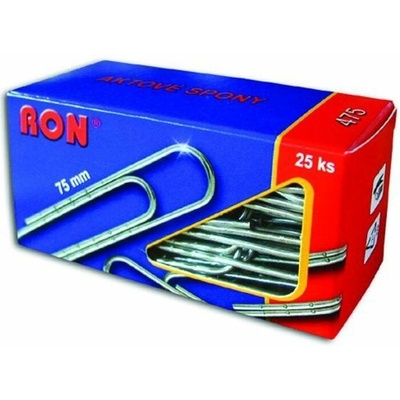 Kancelárske sponky RON 475 75 mm aktové - balenie 25 ks (20304006)