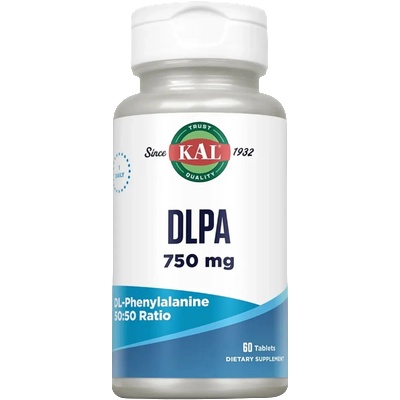 KAL DLPA DL-Фенилаланин 750 mg - 60 таблетки