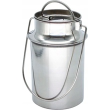 Konvice, bandaska na mléko 1,8l s víčkem, nerezová