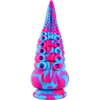 Paloqueth Monster Tentacle Octopus Dildo with Suction Cup 21.8cm Pink-Blue