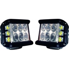 TruckLED LED PRACOVNÍ SVĚTLO HRANATÉ 45W, IP67, 6000K, 2KS-SET