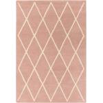 Asiatic Carpets Розов ръчно изработен вълнен килим 160x230 cm Albany - Asiatic Carpets (ALBA160230PINK)