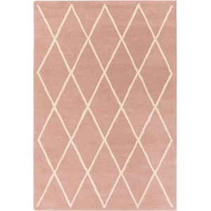 Asiatic Carpets Розов ръчно изработен вълнен килим 160x230 cm Albany - Asiatic Carpets (ALBA160230PINK)