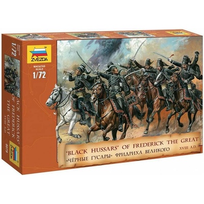 Zvezda Black Hussars of Frederick the Great A.D. XVIII 1:72