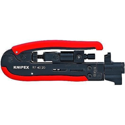 KNIPEX Инструмент за кримпване на F и BNC конектори RG6/11/59, Knipex (K974020SB)