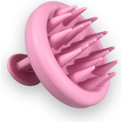 Hair Topia Masážní kartáč gumový růžový