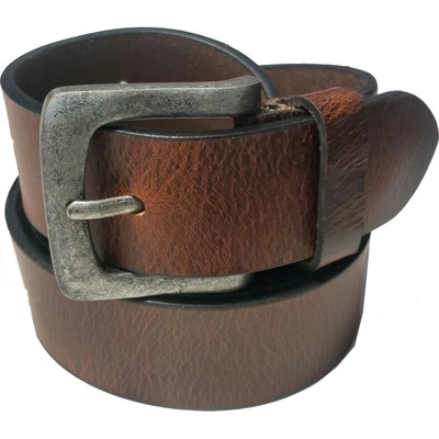 Kožený opasek DARK BROWN