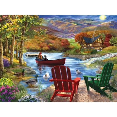 Sunsout Illustrations Lake Life 1000 dielov