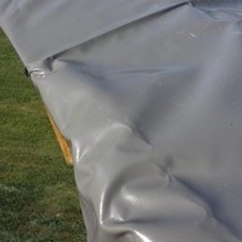 GRE Krycí plachta na bazén Vermela 6,72 x 4,72m