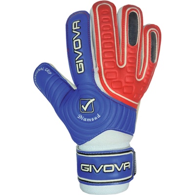 Givova Guanto diamond, červené / kráľovsky modré 11