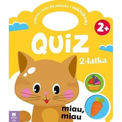 Books And Fun Книги и забавни викторини 2-латка Котек настолна игра (9788382494709)