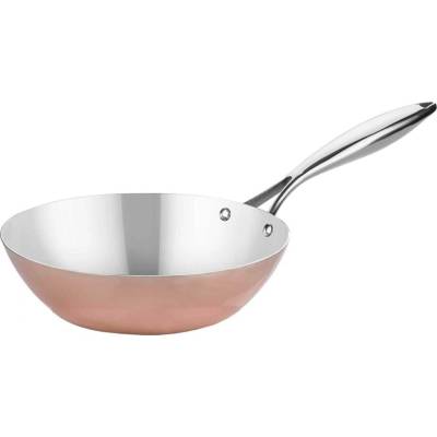 G.Gastro Pánev Wok - Měď 240 mm - Výška: 76 mm - D9779894