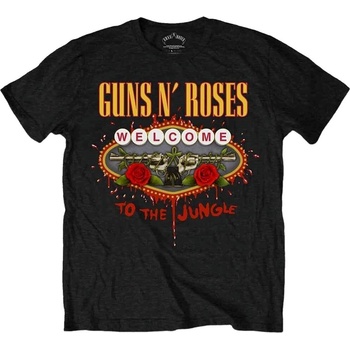 Guns N' Roses Риза Welcome to the Jungle Unisex Black 2XL (GNRTS28MB05)