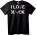 NOONEBRAND Тениска Обичам черепа - 2XL, White