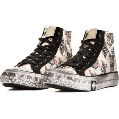 Affliction Cross Hi-Top hnedá