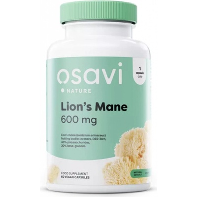 Osavi Lion's Mane 600 mg 60 rostlinných kapsúl