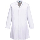 Portwest 2206 Plášť potravinársky pánsky s tromi vreckami Biela
