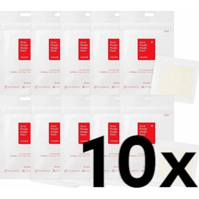 COSRX 10 x Čistící náplasti Acne Pimple Master Patch (10 x 24 náplastí)