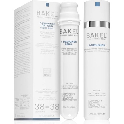 Bakel F Designer Dry Skin Case & Refill spevňujúci krém pre suchú pleť + náhradná náplň 50 ml