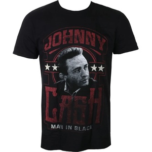 ROCK OFF мъжка тениска Johnny Cash - Man in Black - Black - ROCK OFF - BILMAR00188