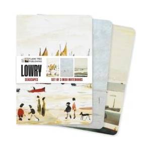L. S. Lowry: Seascapes Set of 3 MIDI Notebooks | Flame Tree Publishing (ISBN: 9781835626177)