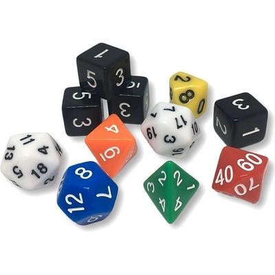 Jeskyně a draci sada 11 kostek