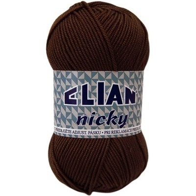 VSV Pletací příze Elian Nicky 1182 - hnědá