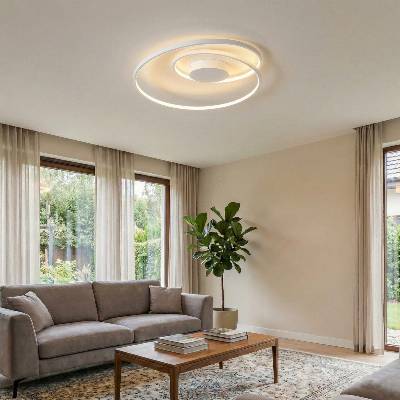 Ideal Lux - LED димируемо таванно осветително тяло OZ LED/48W/230V Ø60 cm CRI 90 бяло (ID304519)