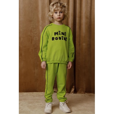 Mini Rodini Детски памучен спортен панталон Mini Rodini Mini Rodini Cats (2513010675)