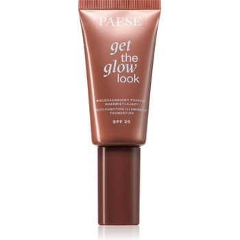 Paese Get The Glow Look Illuminating Foundation лек фон дьо тен с озаряващ ефект SPF 20 цвят 4W Medium Beige 30ml