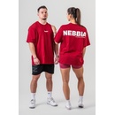 Nebbia Oversized tričko GYM ESSENTIALS 381 červené