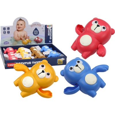 LEAN Toys Naťahovacia plávajúca medvedíka