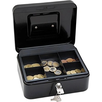 WEDO Каса за пари Wedo 200/160/90mm черна