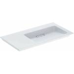 Geberit Умивалник Geberit One Slim за мебели със специален сифон 90 см, бял, ляв, за плот (505.013.00.1)