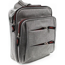 Svetlosivá pánska praktická crossbody taška Abdon